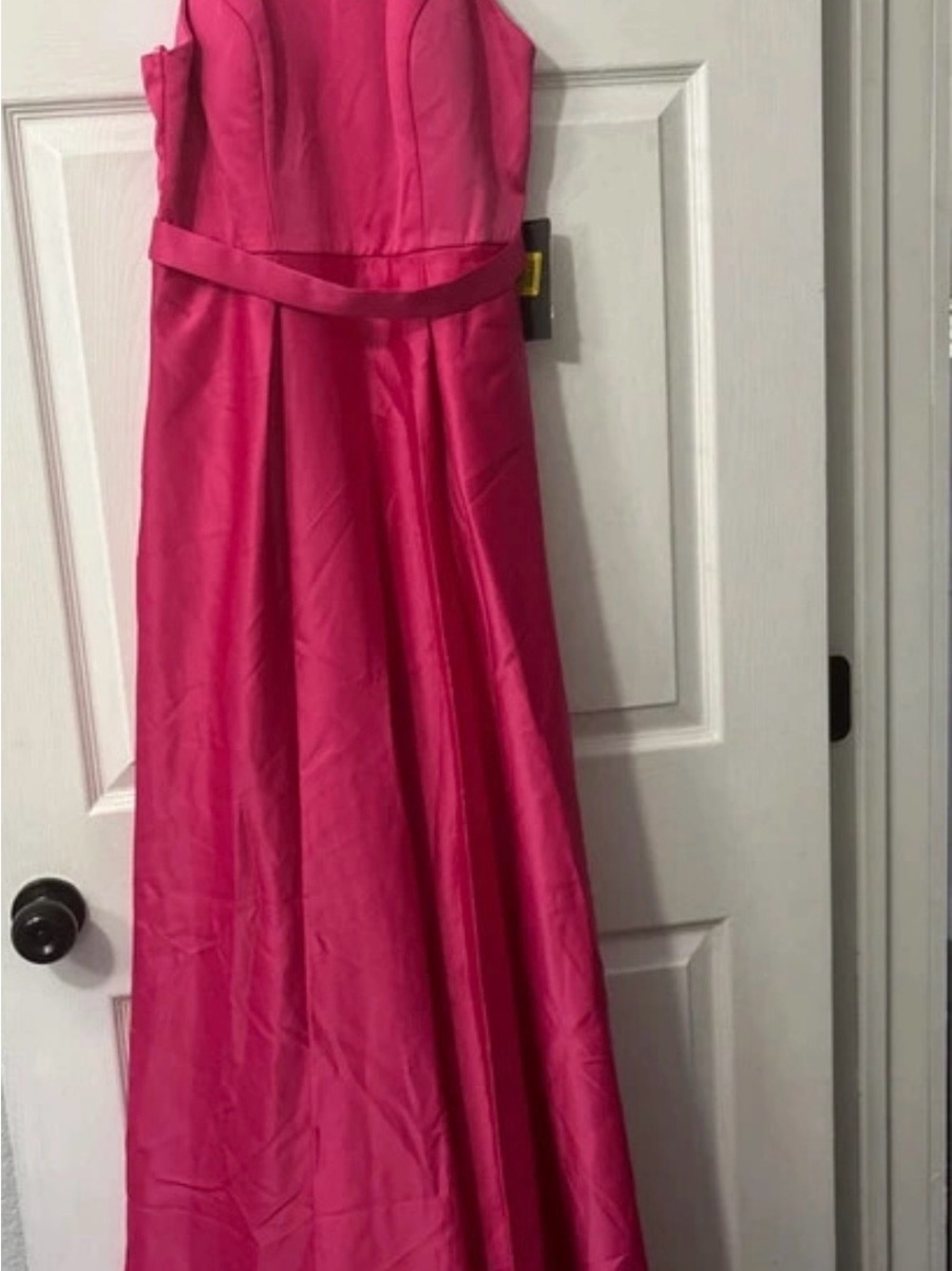 Size 7- Hot Pink Maxi Dress with pockets